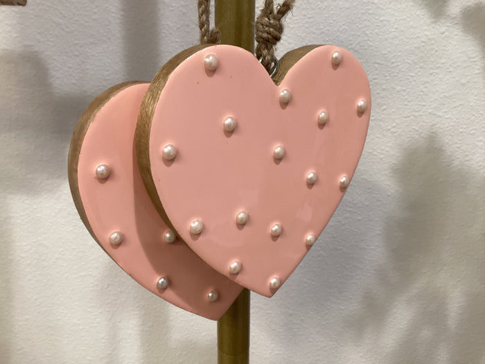 Pearl Pink hearts
