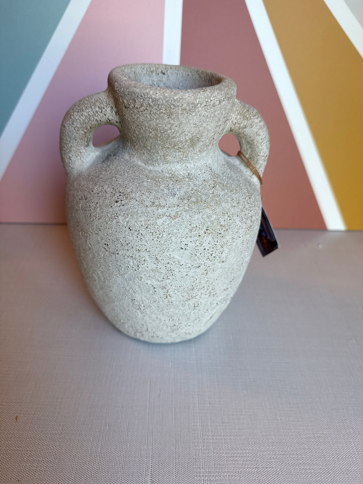 White Terracota Vase