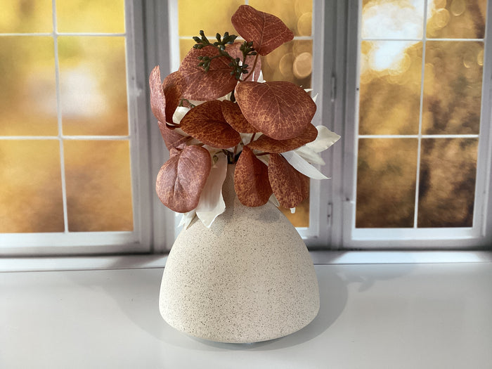 Fall Ceramic Floral Vase