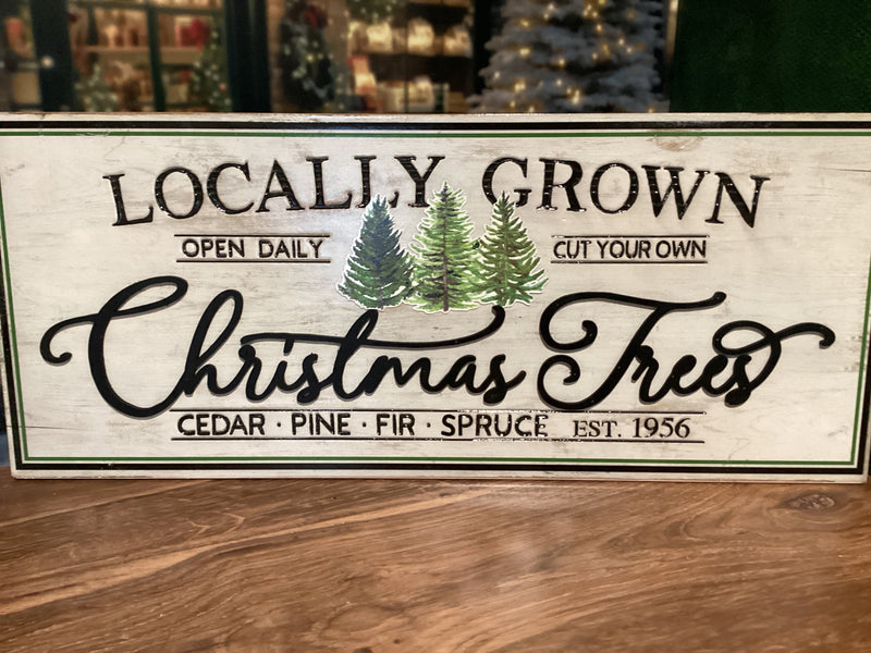 Christmas Tree Sign
