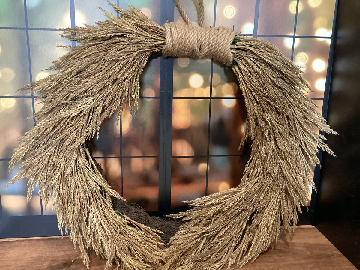 Wheat Wreath 22”