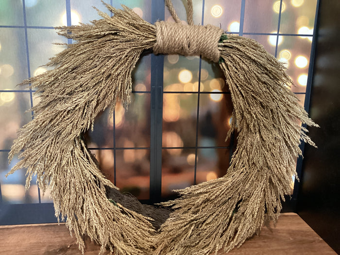 Wheat Wreath 22”