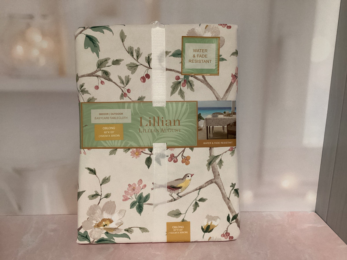 Floral tablecloth