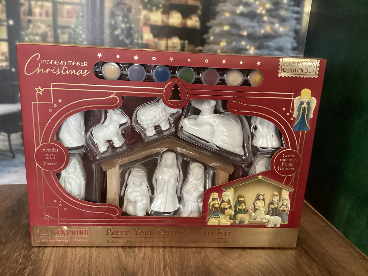 Paint Nativity Scene