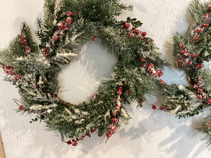 Evergreen Red Berry Wreath