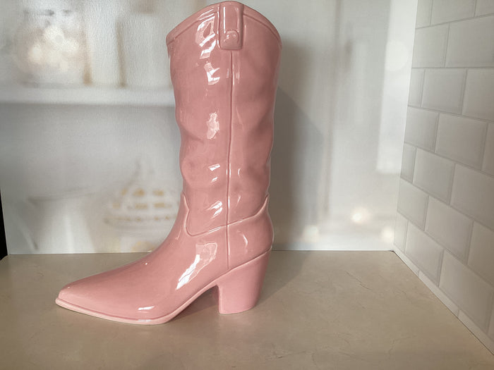 Ceramic Cowgirl Boot