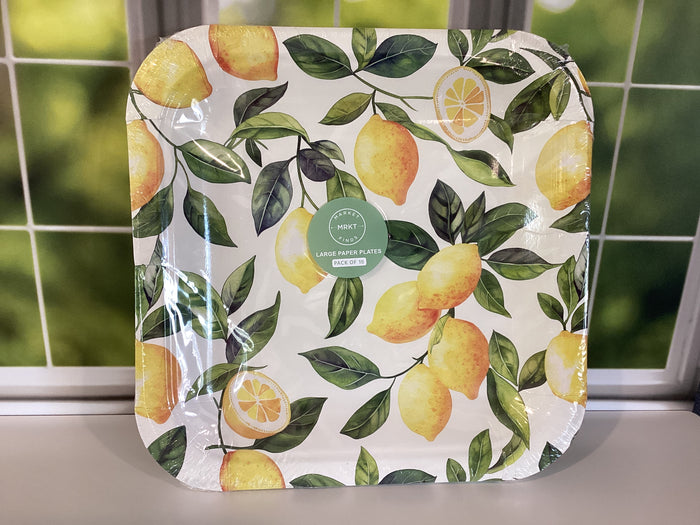 Lemon Paper Plates