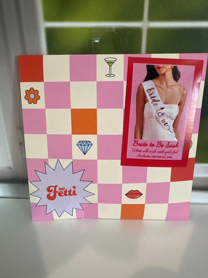 Bride Sash