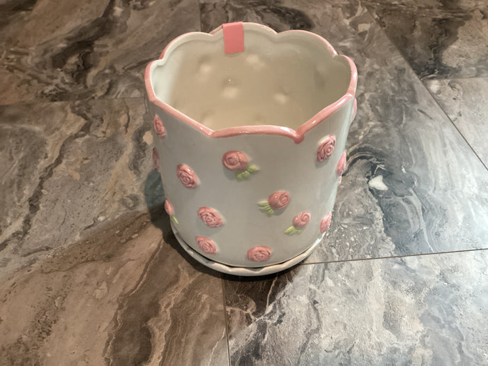 Floral Plant Pot