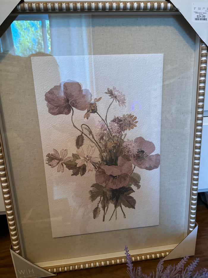 Floral Framed Painting