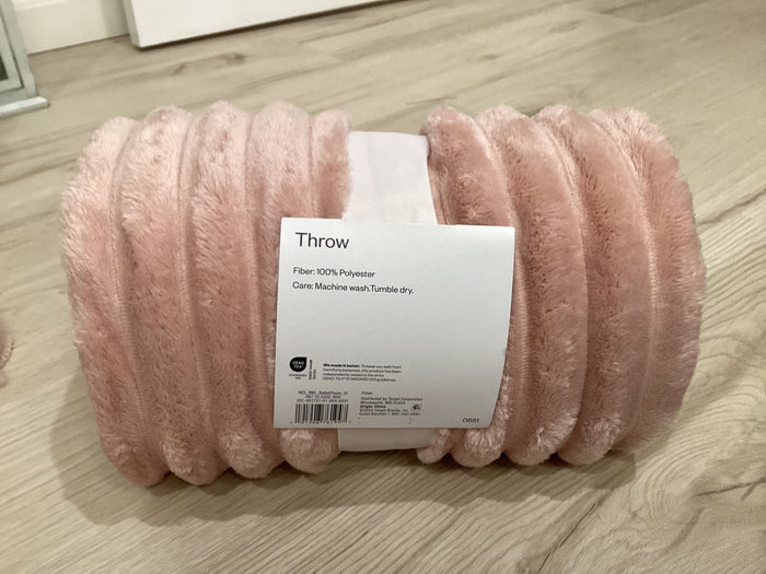 Pink Throw