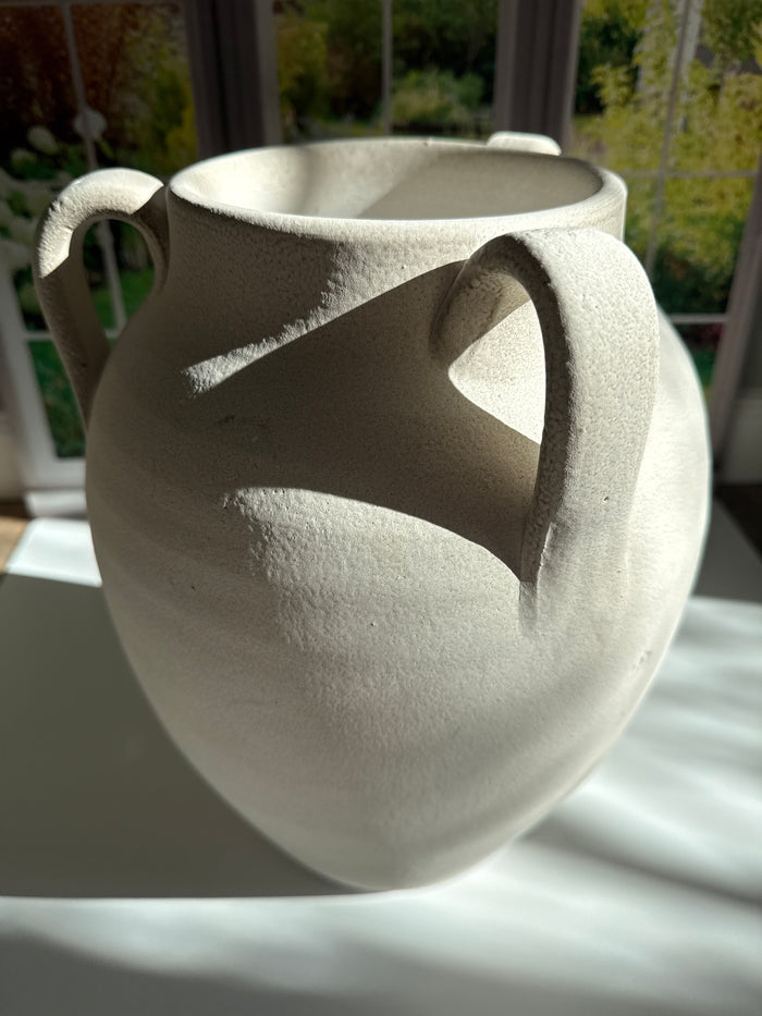 Large White Vase
