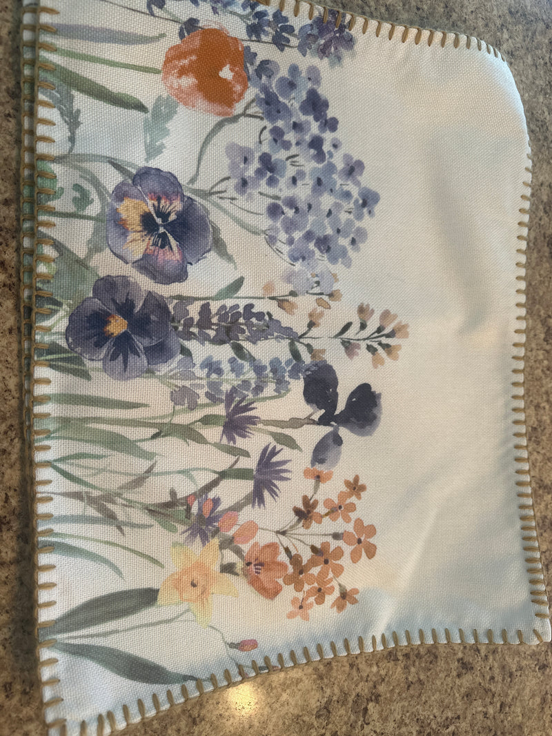 Floral placemat