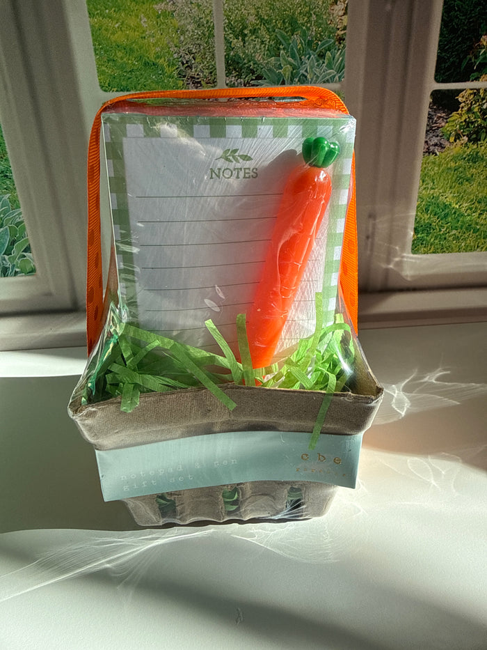 Carrot Pen & Paper Set