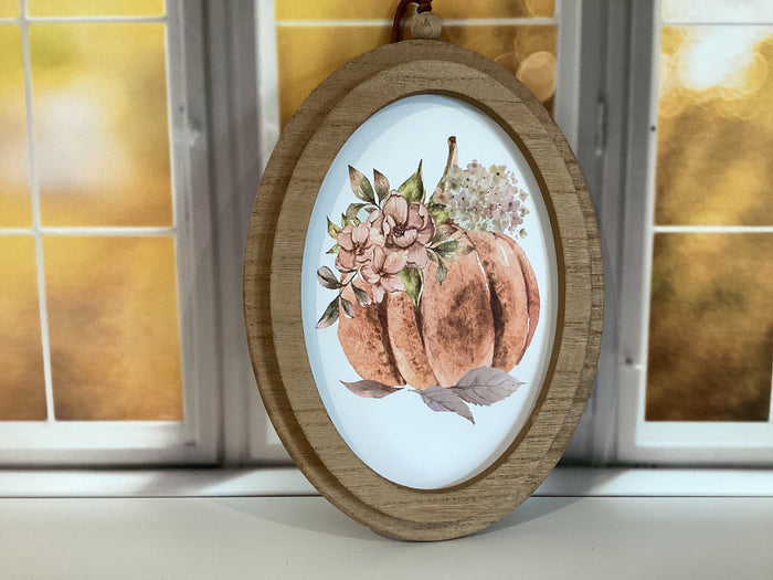 Pumpkin Frame Decor