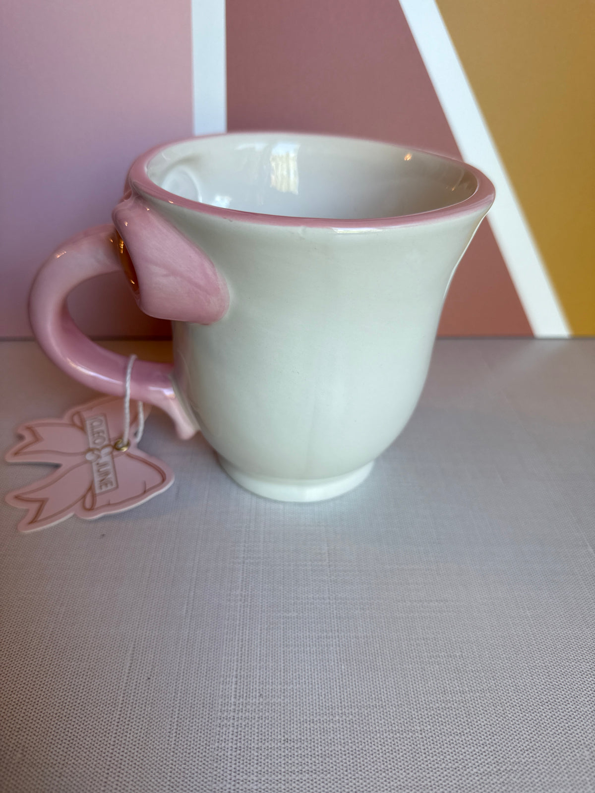 Pink Bow Cup