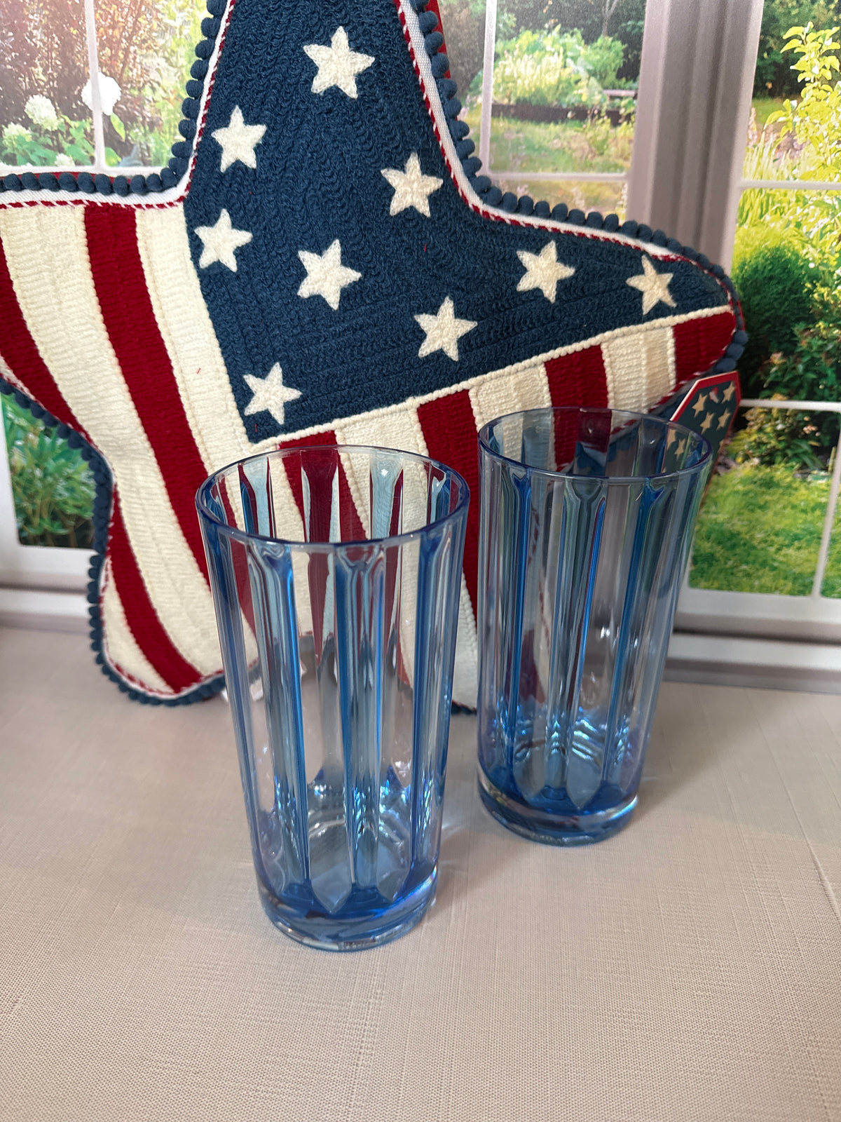 Blue Plastic Cup
