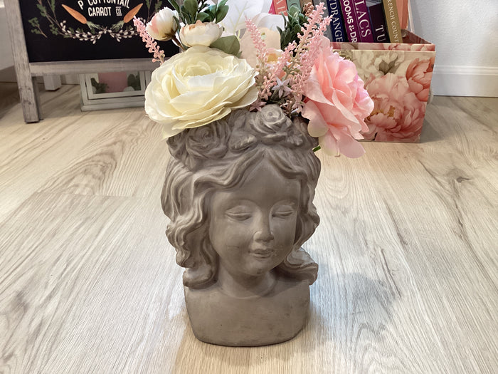 Girl Flower Pot