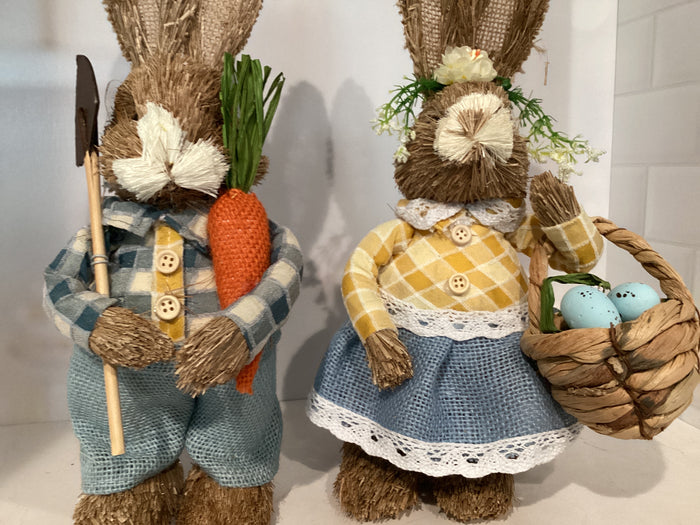 Straw Easter Bunny