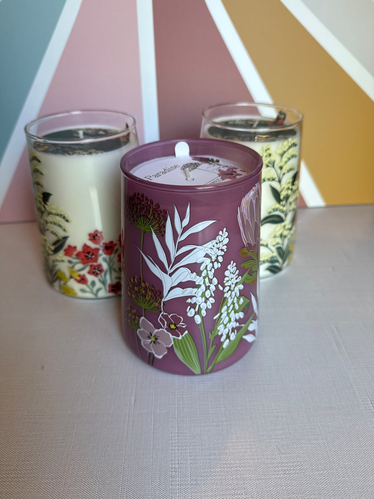 Floral Candle