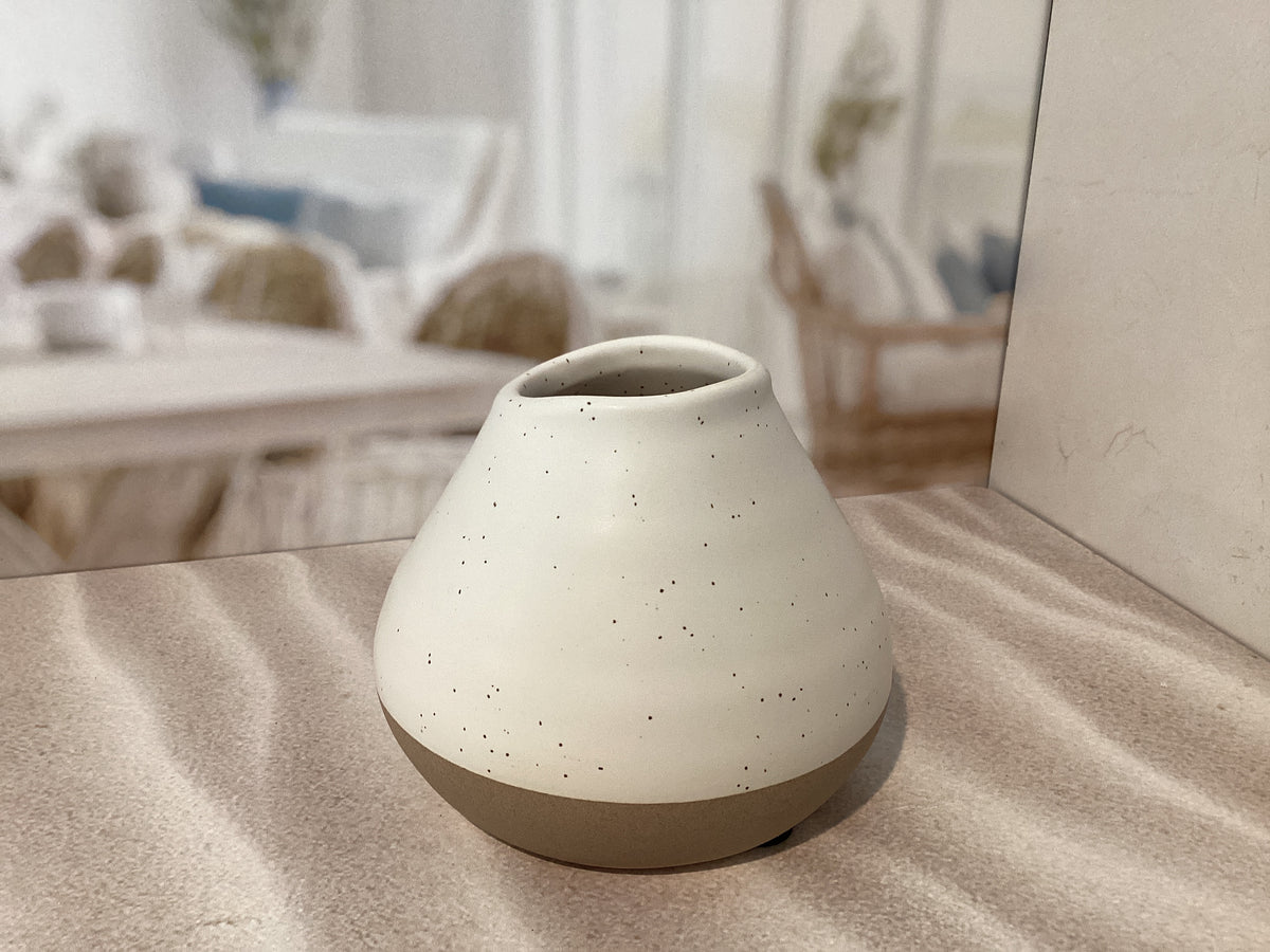 Beige Two Toned Vase