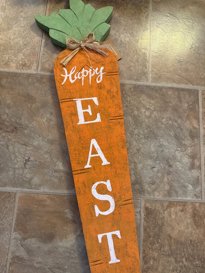 Carrot Easter Sign