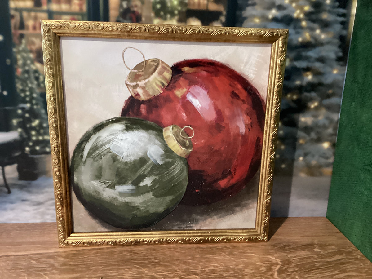 Ornaments Framed Art