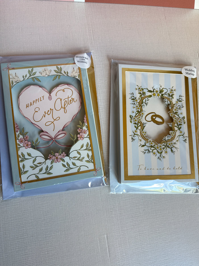 Wedding Card Shadowbox