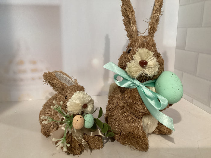 Easter Straw Bunny