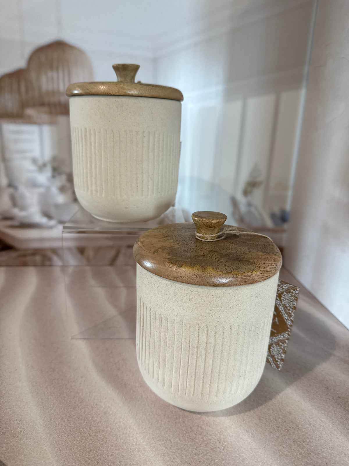Beige Canister