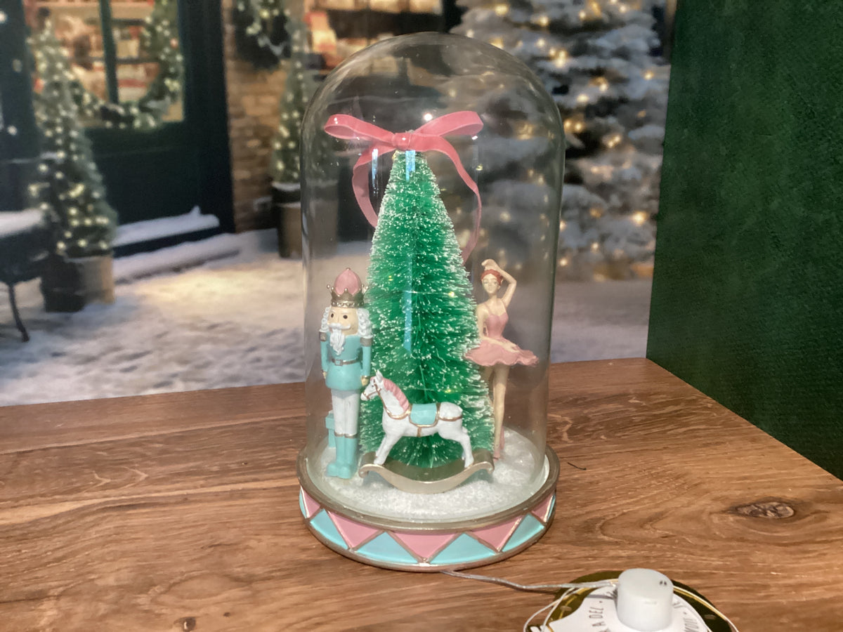 Nutcracker Glass Dome