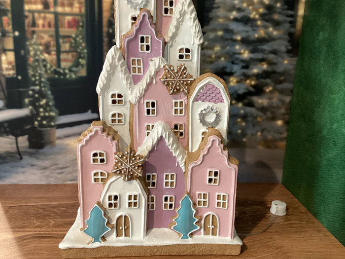 Pink Lighted Village