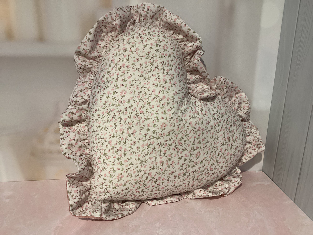 Floral Heart Pillow