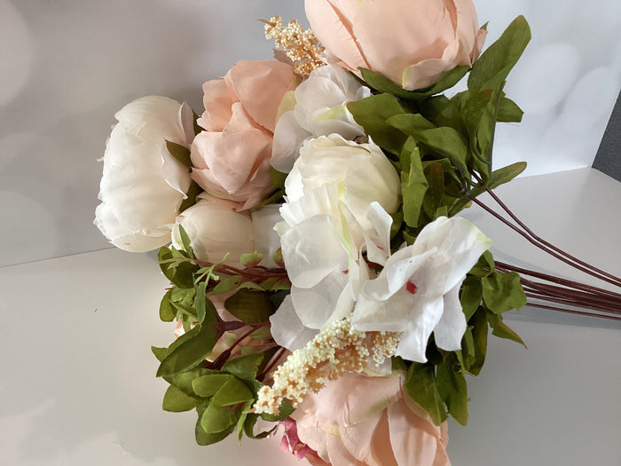 Silk Peony Bouquet