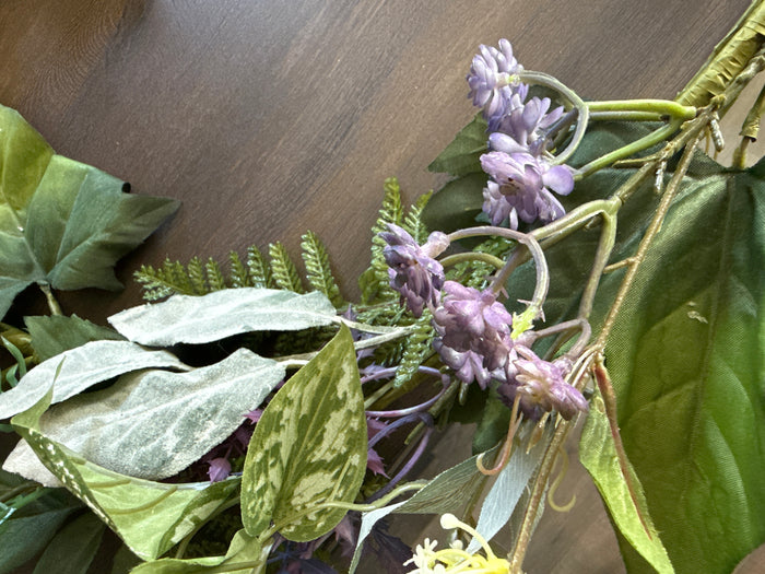 Lavender Succulent Garland