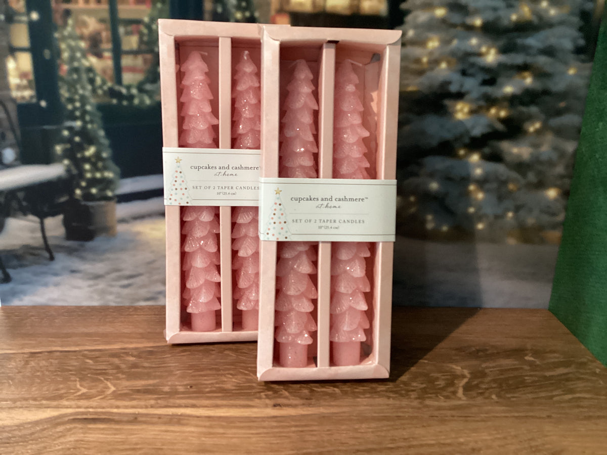 Pink Taper Candles