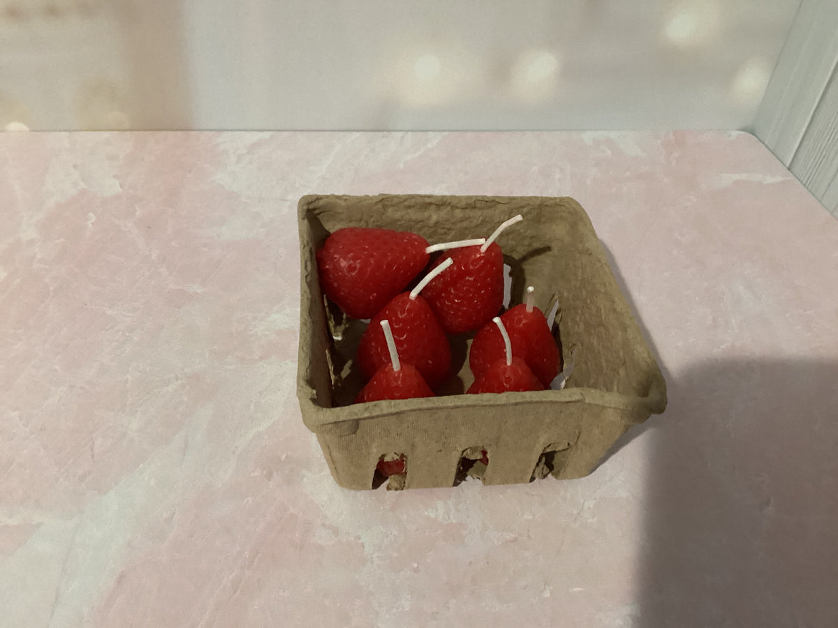 Strawberry Candles