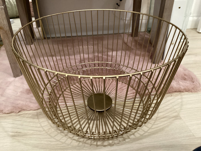 Gold Wire Basket
