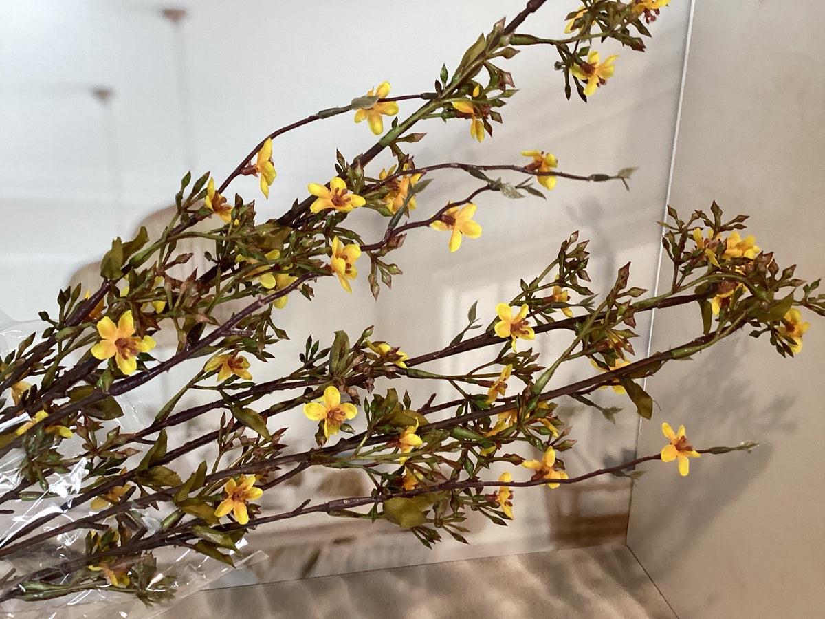 Yellow Seeded Wax Flower Spray