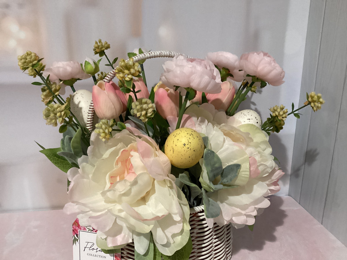 Easter Floral Basket