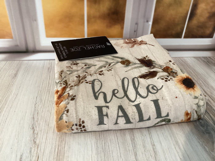 Hello Fall Towels