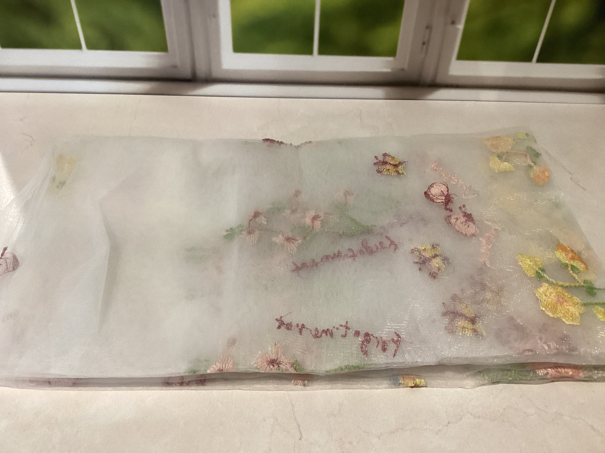 Pink Sheer Table Runner