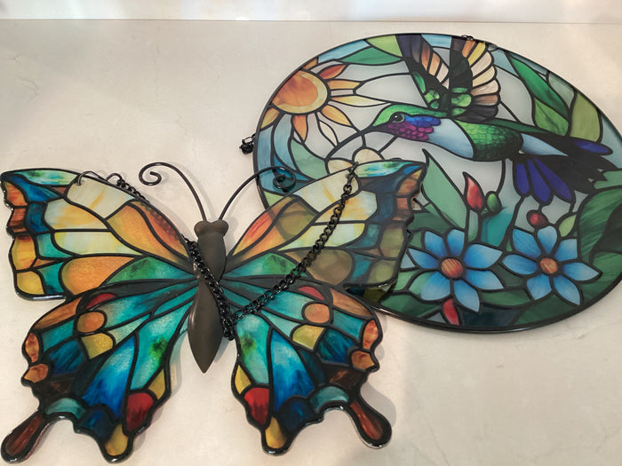 Large Stained Glass Decor