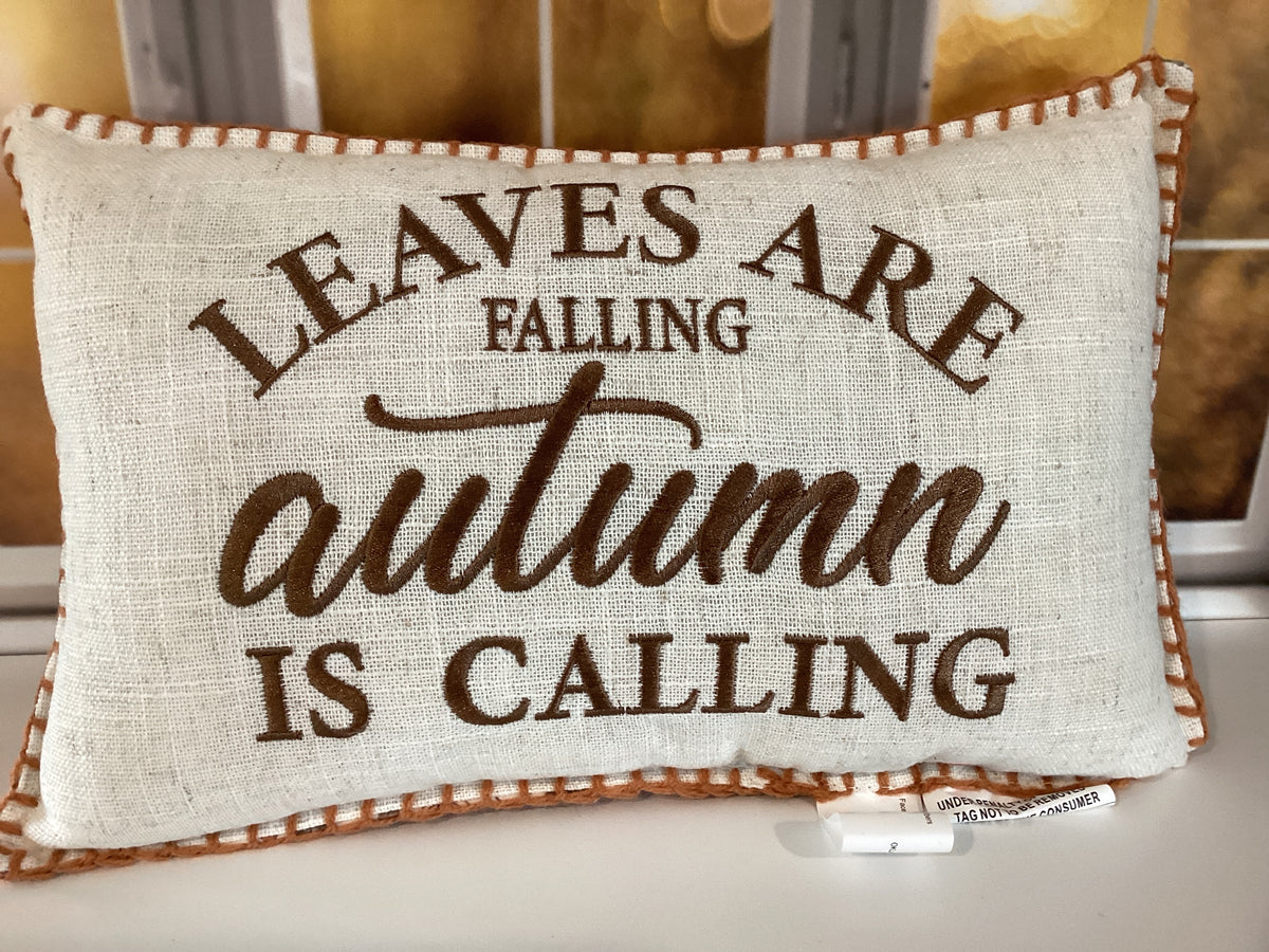 Leaves Are Falling Pillow
