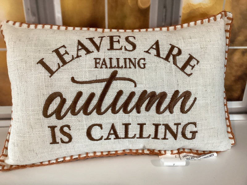 Leaves Are Falling Pillow