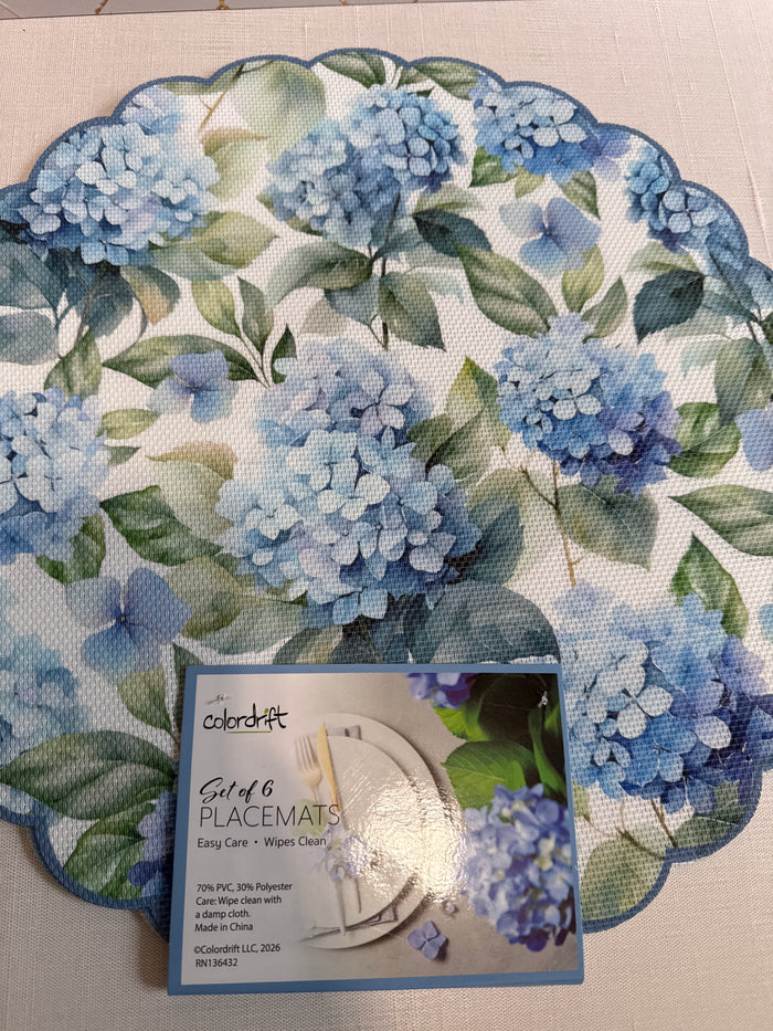 Hydrangea Placemats