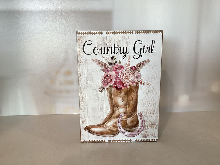 Country Girl Sign