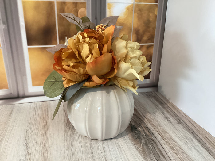 White Pumpkin Flowers