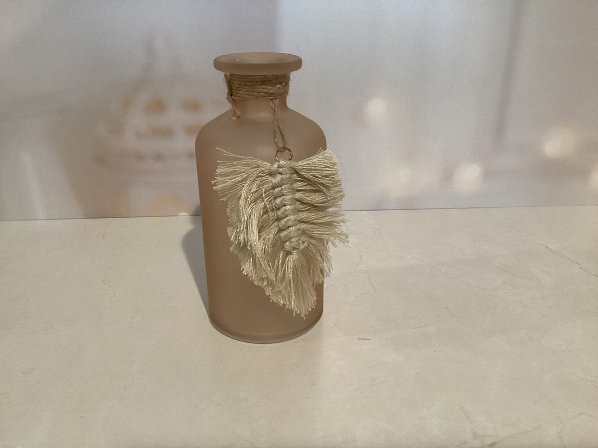 Beige Boho Vase
