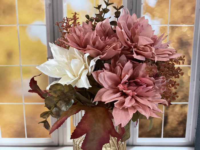 Pink Fall Mum Bouquet